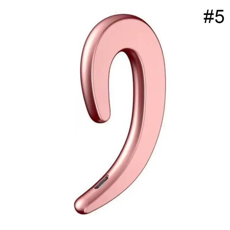 New Bone Conduction Wireless earphone 4.2 Bluetooth headphone Sports Stereo Headset for laptop for xiaomi for iphone 6 7 8 - Цвет: pink