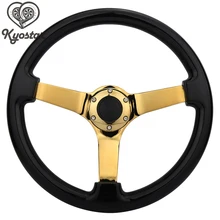 Автомобильные аксессуары 350 мм деревянная насадка на руль универсальная Золотая спица деревянная насадка на руль s