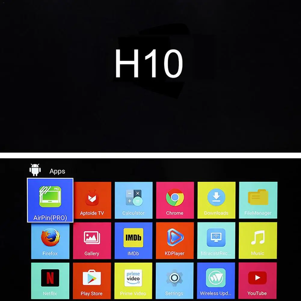 Новый H10 ТВ коробка 6 k HD H6 чип Android 9,0 коробка # CW