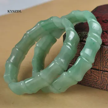 

KYSZDL Grade A stone Natural donglingyu stone Bracelets one piece Carved Green stone Mens jewelry Womens Jewelry
