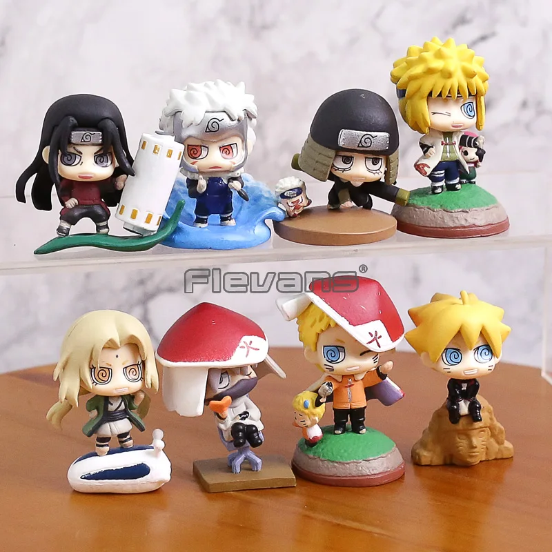 

Boruto Naruto Next Generations Q Version PVC Figures Toys 8pcs/set 5cm Naruto Boruto Minato Tsunade Hashirama Tobirama