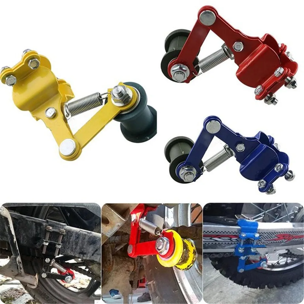 

Universal Aluminum Motorcycle Chain Tensioner Adjuster Roller Tools Modified Accessories for Dirt Pit Bike ATV Motocross