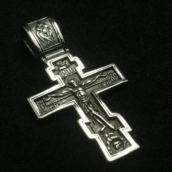 

Restock Unisex 316L Stainless Steel Cross Jesus Christ Bible Newest Pendant