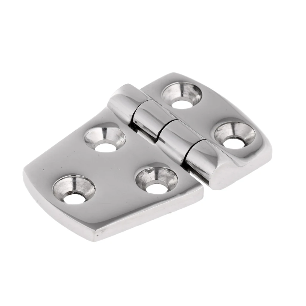 Durable Marine Grade 316 Stainless Steel Short Side Door Cabin Hinge for Boats Caravan RV 5.7 x 3.8cm