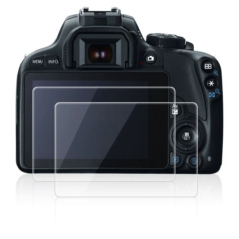 2 pack 0.3mm Glass LCD Screen Protector for Canon EOS M M2 M3 M5 M6 M10