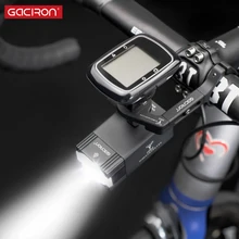 Gaciron 500, 800 люмен, умный головной светильник, велосипедный передний светильник, велосипедный компьютер, крепление для GoPro, держатель, дистанционный переключатель линии, светильник для вспышки