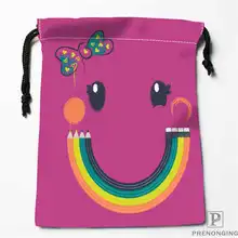 Пользовательские печать улыбающееся лицо(1) сумки для покупок на шнурках дорожный мешочек для хранения плавать Туризм игрушка сумка унисекс мульти Size19-01-04-88