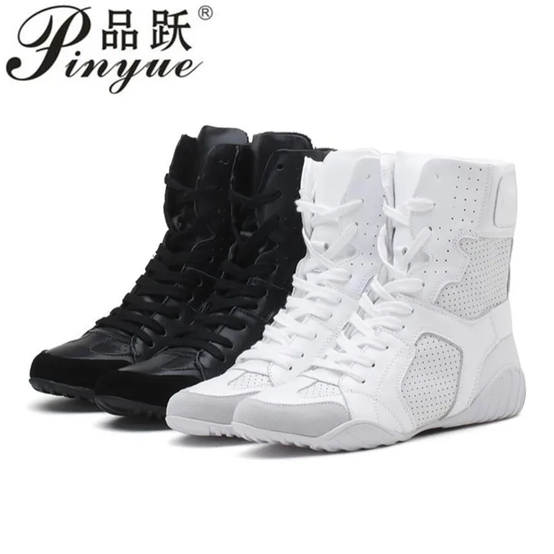 Luxury brand Hip hop dancing cool white Shoes Fashion Boots High Top