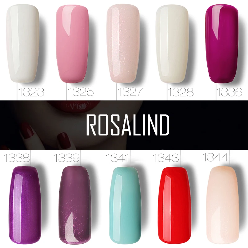 Гель ROSALIND 1S 10 мл 1323 1465 лак для ногтей отмачиваемый УФ светодиодный маникюра