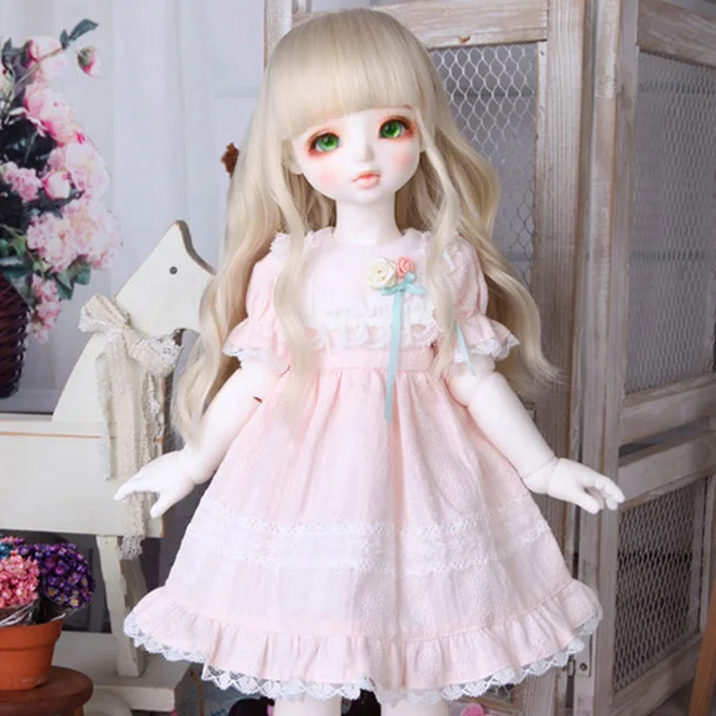 1/3 1/4 1/6 BJD кукла милый розовый синий платье одежда для Bjd куклы игрушки Аксессуары