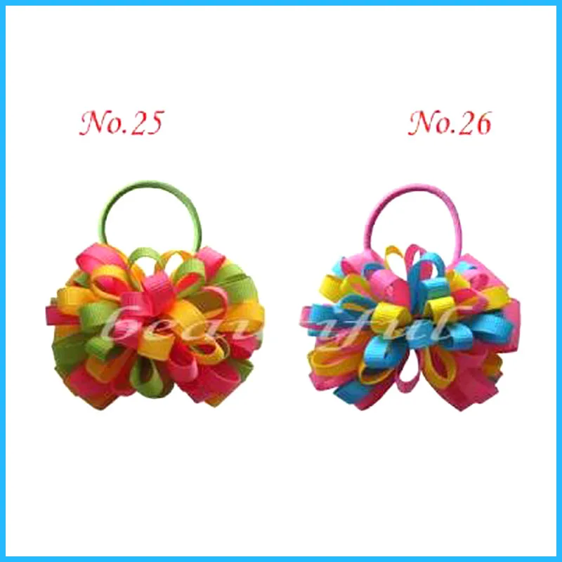 50 BLESSING Good Girl Boutique 4/" Fireworks Hair Bow Clip Accessories No 177