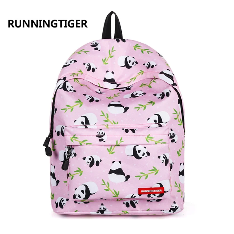 

2018 NEW Student panda Cartoon Backpack School Bags for girs Hot Primary School Backpack for Boys and Girl Mochila Sac A Dos