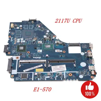 

NOKOTION NB.MEQ11.001 For Acer Aspire E1-530 E1-570 Laptop motherboard Z5WE1 LA-9535P NBMEQ11001 2117U SR0VQ CPU