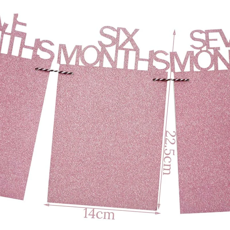 12 Months Photo Frame Banner First Birthday Party Decoration 1st Baby Shower Boy Girl 1 One Year Old Scrapbook Party Supplies 12 Months Photo Frame Banner First Birthday Party Decoration 1st Baby Shower Boy Girl 1 One Year Old Scrapbook Party Supplies