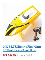 M390 RTR стекловолокно электрические гоночные скоростные лодки W/пульт дистанционного управления/система водяного охлаждения/ESC/электрический бесщеточный мотор красный TH02604