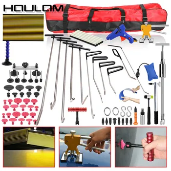 

pdr tools Paintless Dent Repair Car Hail Puller Lifter Removal Rod Tab Hammer Tool Kit rubber hammer slide hammer puller tabs