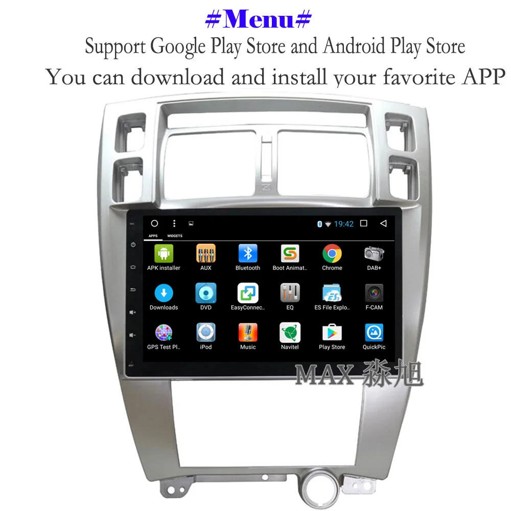 Perfect MAX 10.2" Android 8.1 Car DVD Player for Hyundai Tucson 2004 2005 2006 2007 2008 2009 2010 2011 2012 2013 2014 WiFi SWC GPS Map 2