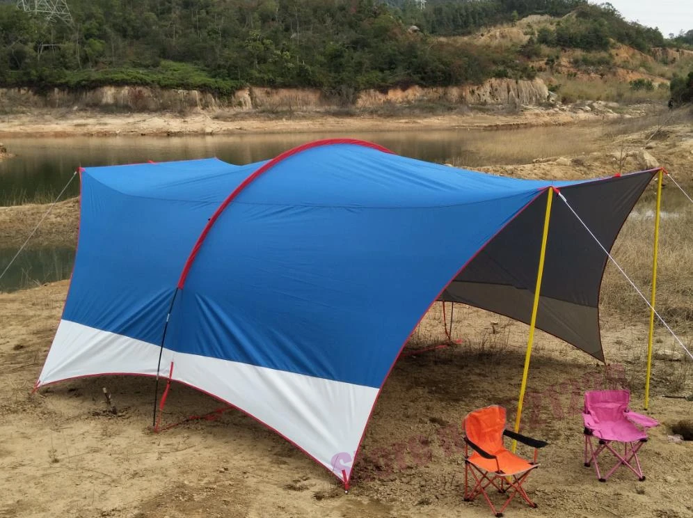 УФ 4 5 6 человек Habe Рыбалка зонт пляжные тенты вечерние перголы путешествия Вождение парк треккинг семья рельеф Открытый кемпинг палатка