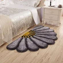 80X150 см утолщаются секторные ковры для спальни современные 3D коврики с изображением цветов и ковров Диван пол коврик детский игровой коврик половик с цветочным рисунком
