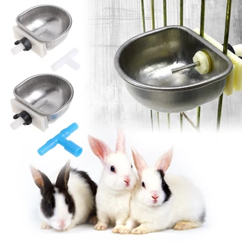 

Rabbit Automatic Drinker Water Feeder Fix Bowl Stainless Steel T Joint Equipment