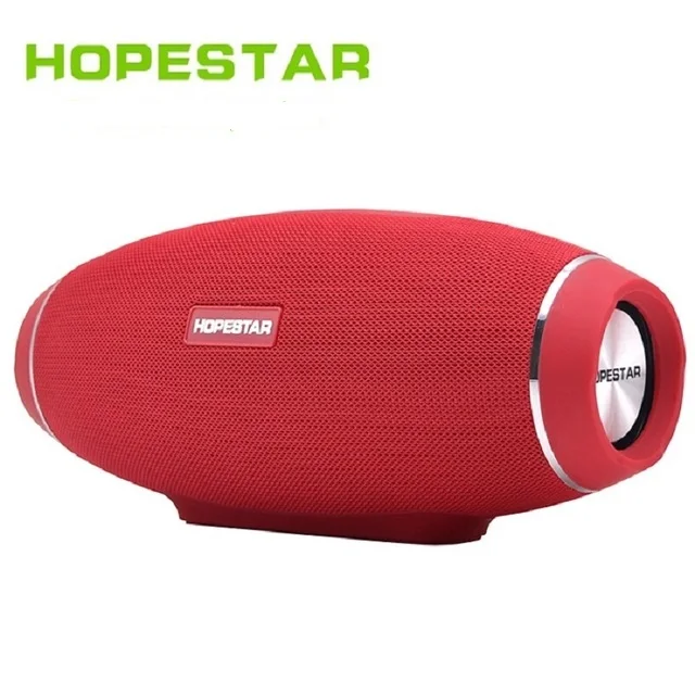 HOPESTAR H20 беспроводной портативный стерео Bluetooth динамик 16 Вт водонепроницаемый открытый сабвуфер бас Поддержка power Bank USB AUX TF карта - Цвет: Red Speaker