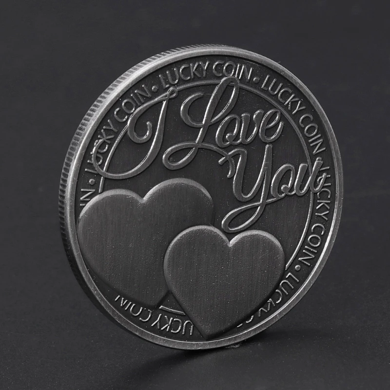 

Commemorative Coin Lucky Love Words Romance Couple Collection Art Gifts Souvenir