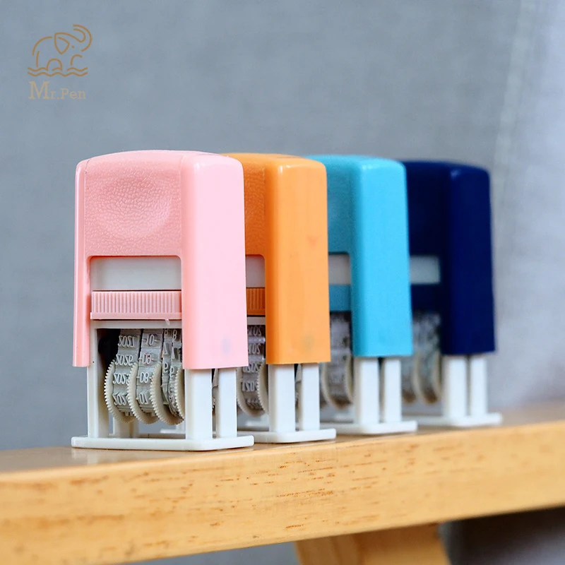 1X милый Единорог пластиковая ручка Дата Diy штампы для скрапбукинга Kawaii