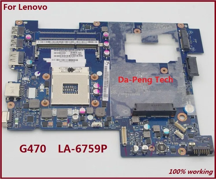 

KEFU Free Shipping PIWG1 UB6 LA-6759P REV: 1.0 Laptop Motherboard For Lenovo G470 Notebook PC