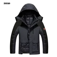 ZOEQO брендовые зимние куртки для мужчин s хлопок теплый Паркер Мужская верхняя одежда толстовки Верхняя одежда мужские повседневные теплые пальто и куртка