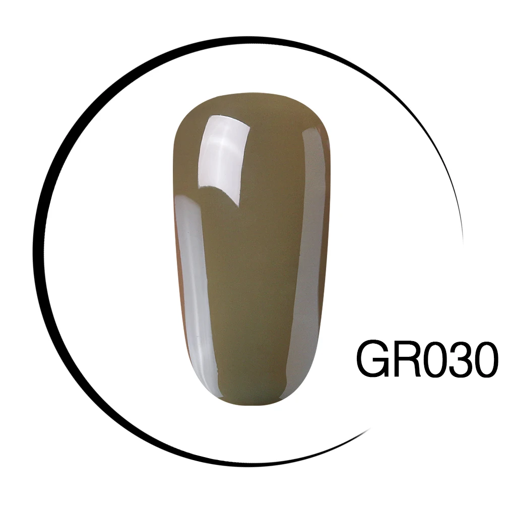 Elite99 Гель-лак для ногтей высокого качества для маникюра, салонов, 10 мл, зеленый цвет, отмачиваемый органический УФ-светодиодный Гель-лак для ногтей - Цвет: GR030