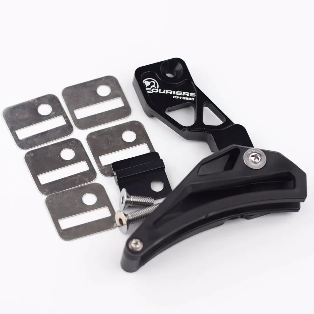 

Fouriers Bicycle guide chain CNC Alloy 6061-T6 MTB Bike Direct Mount Chain Guide Keeper Front Single Ring 34T- 40T Chian Device