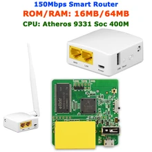 GL-AR150 AR9331 802.11n 150 Мбит/с прошивка OpenWRT Мини WiFi роутер WiFi ретранслятор openvpn-маршрутизатор для путешествий Внутренняя/внешняя антенна