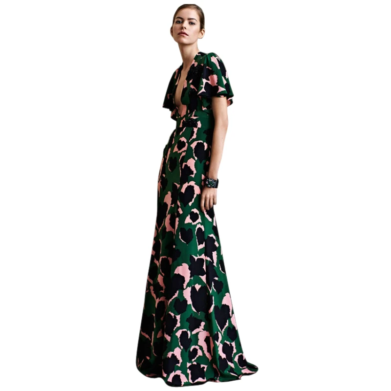 designer leopard print dress