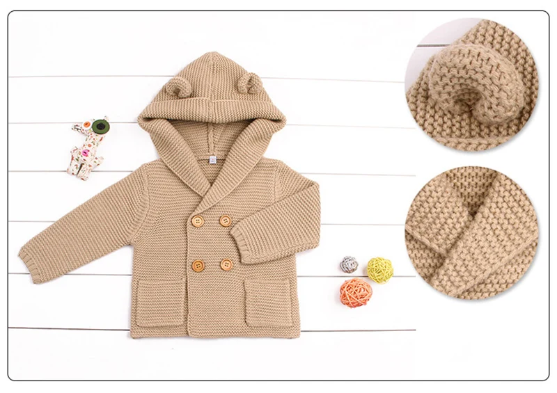 Inverno Da Criança Recém-nascidos do bebê Outwear