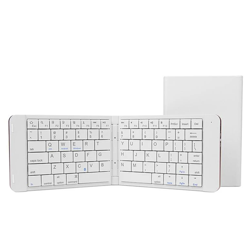 Flexible Wireless Keyboard Folding Bluetooth Keyboard 80 Keys Multimedia Wireless Keyboard for