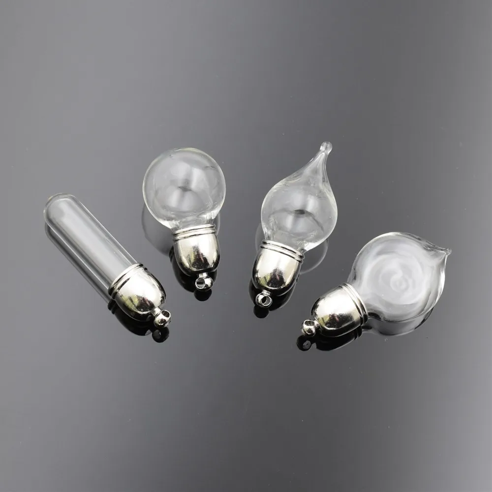 100pieces 8mm Outside diameter tiny glass vials bottle