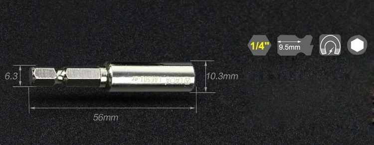 LAOA 1/" удлинитель отвертки 60 мм/150 мм/300 мм шестигранный хвостовик инструменты быстросъемный держатель инструмент сверла для электрических инструментов