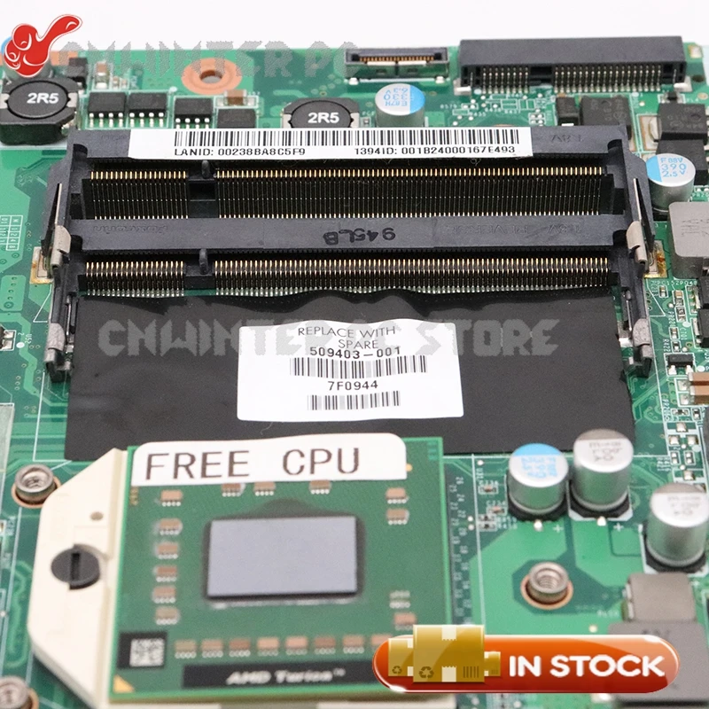 NOKOTION ل HP Pavilioin DV7 DV7-2000 اللوحة المحمول 509403-001 DAUT1AMB6D0 DDR2 HD 4650 الرسومات شحن وحدة المعالجة المركزية