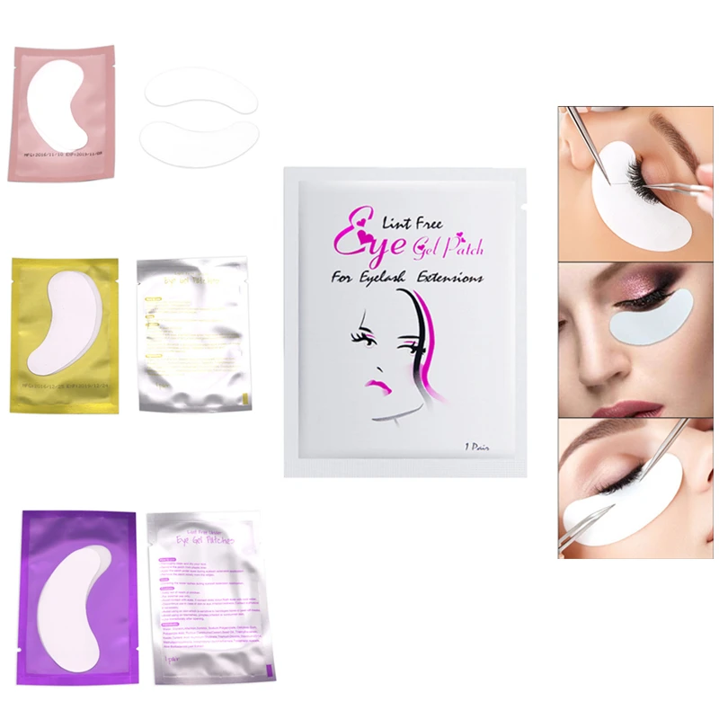 

100/50 Pairs Eyelash Extension Under Gel Eye Pads Eye Mask Paper Patches Tips Sticker Make Up Tools Mask Pack
