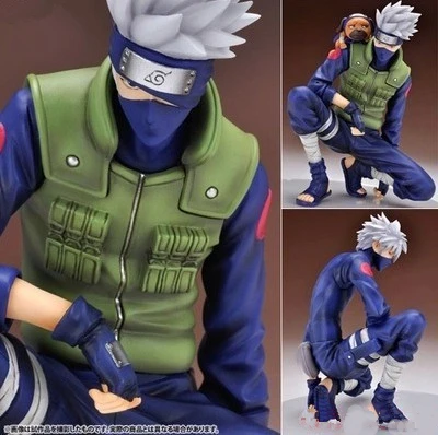 

Anime NARUTO Hatake Kakashi Squatting Ver Statue Action Figure PVC Model Collection Gift Toy With Box 20cm
