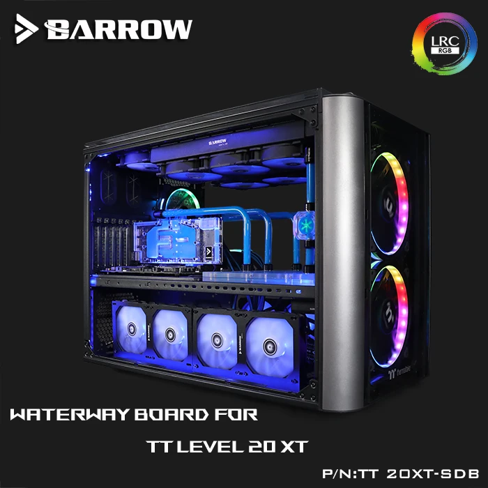Barrow Tt20xt Sdb Wasserstrasse Boards Fur Tt Level 20 Xt Fall Fur Intel Cpu Wasser Block Einzel Doppel Gpu Gebaude Fans Cooling Aliexpress