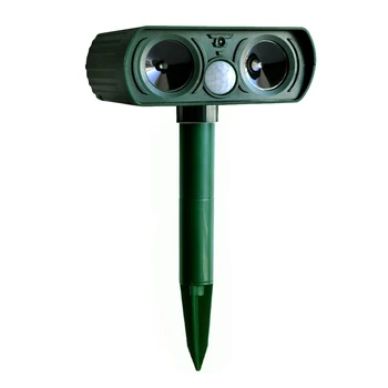 

Ultrasonic Cat Animal Chaser Repeller pest Repellent Cat Dog Fox Deterrent Chaser Repellent Eco-friendly Solar Powered Garden