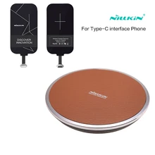 Nillkin qi wireless charger Type-C ReceiverPortable Wireless Charger Pad For xiaomi mi5 mi5s mi6 for huawei P10 zuk oneplus 3