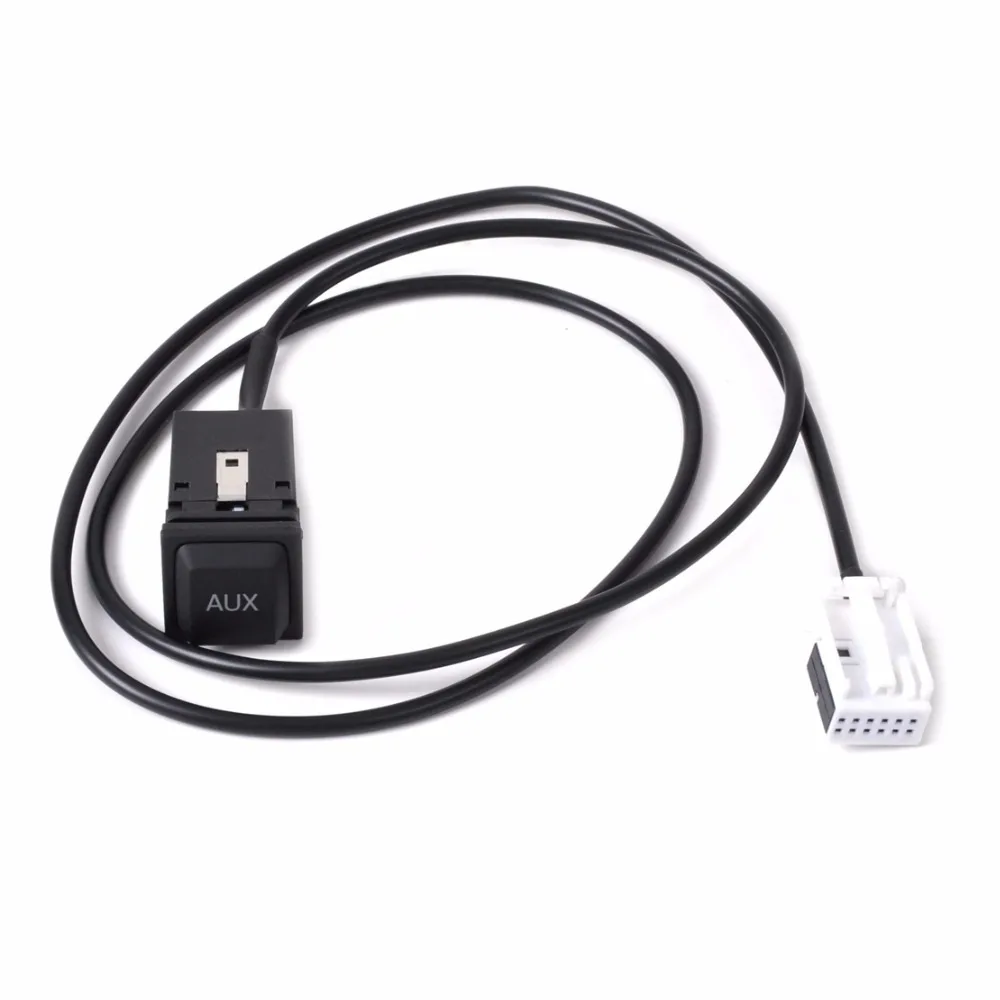 

DWCX AUX Cable Adapter In Audio In Socket Switch Plug 5KD035724A For VW Jetta Golf GTI MK5 MK6 Scirocco 2005 - 2012 2013 2014
