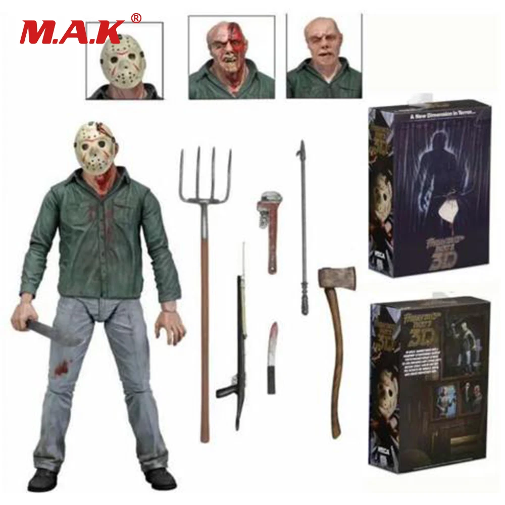 Фигурка аниме NECA 7 дюймов ПВХ экшн фигурка Джейсона вурхеса Пятница полный ужас