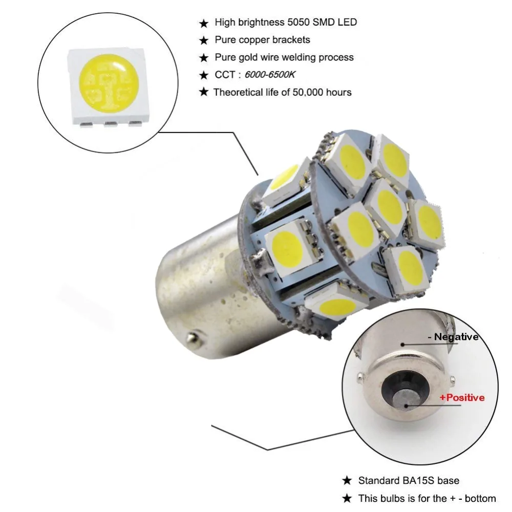DX1156 BAU15S-5050-12-6v 12v 24v-WA
