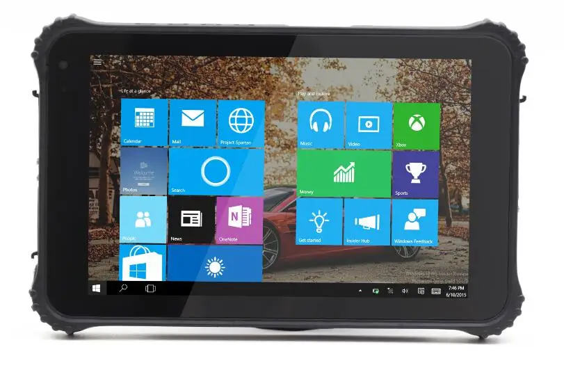 2017 Windows 10 промышленный Прочный планшетный ПК 1D 2D Сканер Штрих Кода Android 5 1 4 Гб RAM 64