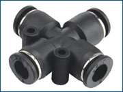 

10mm Union Cross Pneumatic push in fittings