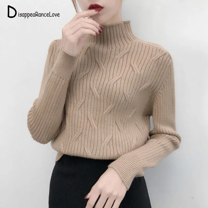 

DRL Sweater Women 2019 Autumn Winter Cashmere Knitted Women Sweater And Pullover Female Tricot Jersey Jumper Pull Femme
