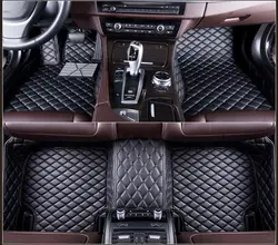 Подходит для Audi S8 2013-2018 Кожа автомобилей авто коврики Водонепроницаемый коврик нетоксичные и запаха аксессуары